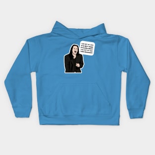 I did not hit her! I did naaaaht! - Tommy Wiseau Room Quote Kids Hoodie